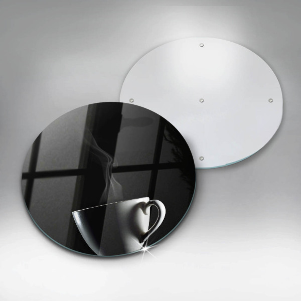 Steklena podloga za rezanje Skodelica čaja