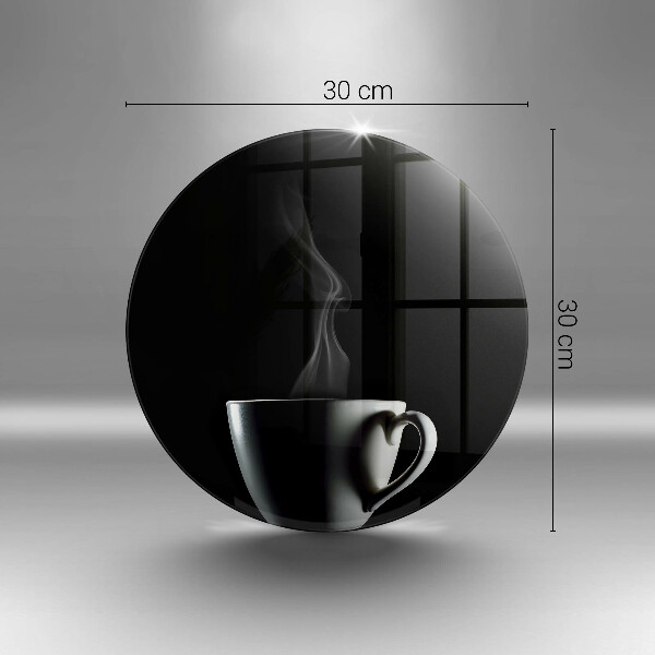 Steklena podloga za rezanje Skodelica čaja