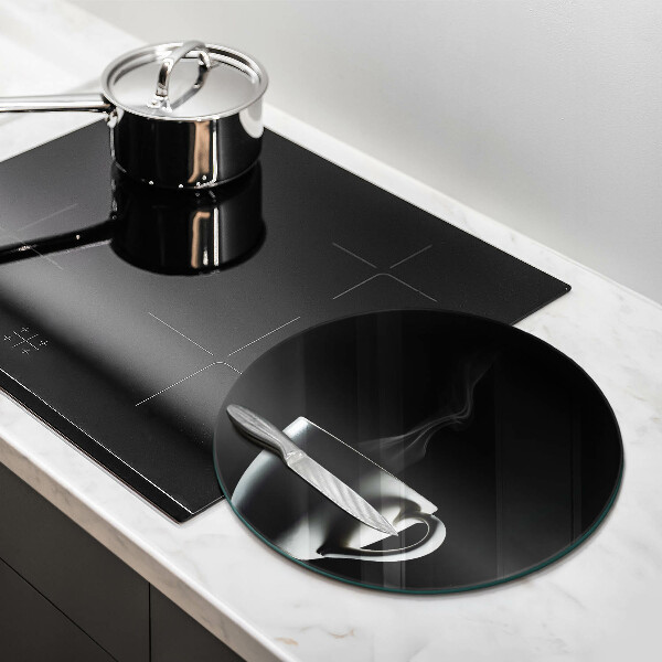 Steklena podloga za rezanje Skodelica čaja