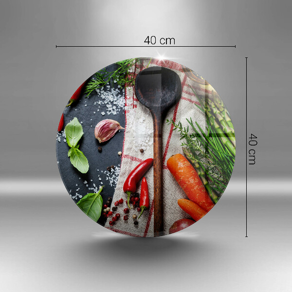 Steklena podloga za rezanje Kuhinjska hrana