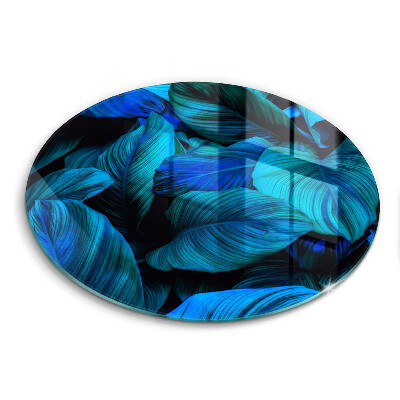 Steklena podloga za rezanje Listi vegetacije v džungli