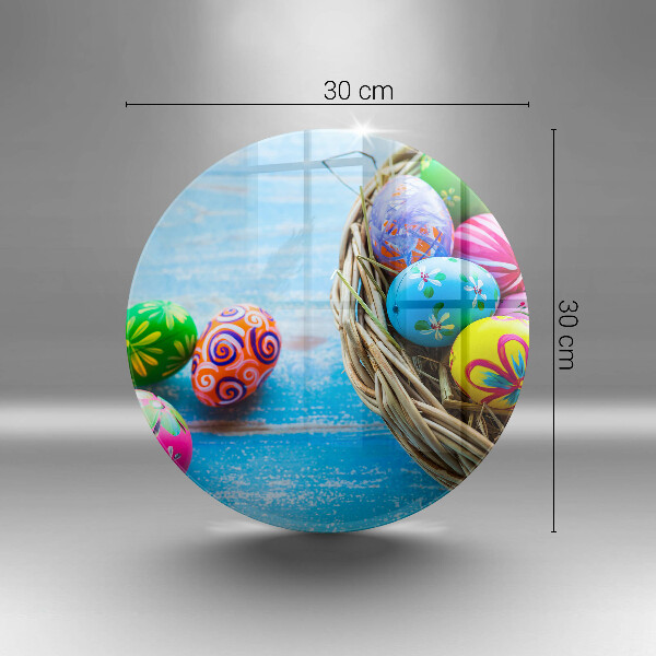 Steklena podloga za rezanje Velikonočna jajca Velikonočna jajca
