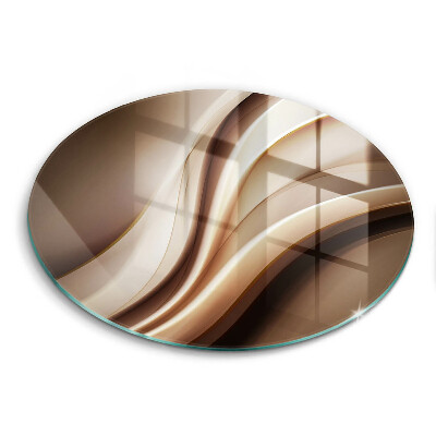 Steklena podloga za rezanje Abstrakcija nežne linije