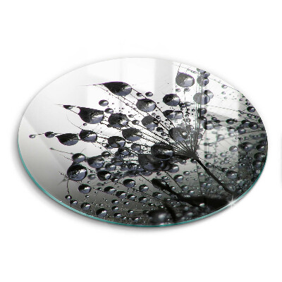 Steklena podloga za rezanje Regrat in rosa