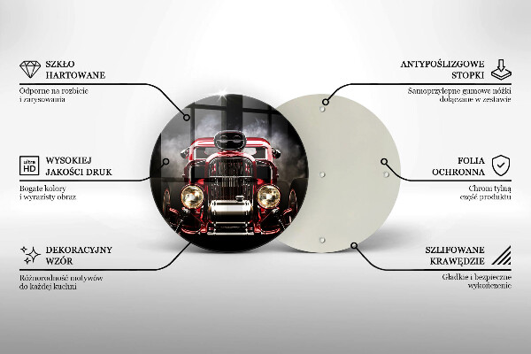 Steklena podloga za rezanje Star avto