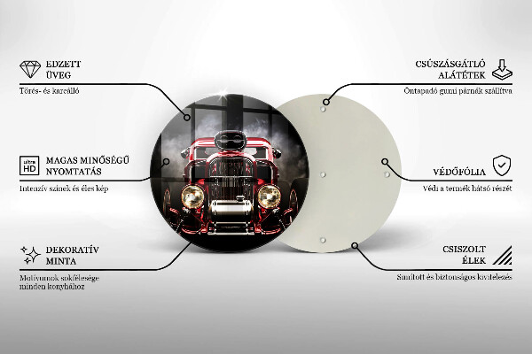 Steklena podloga za rezanje Star avto