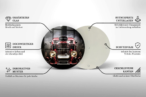 Steklena podloga za rezanje Star avto