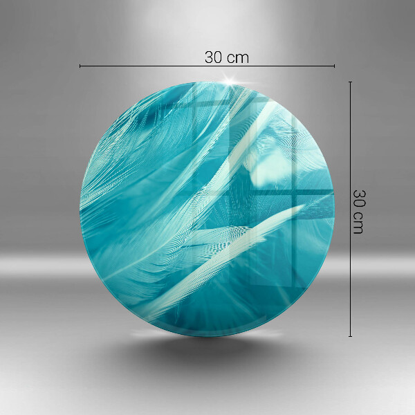 Steklena podloga za rezanje Nežno perje