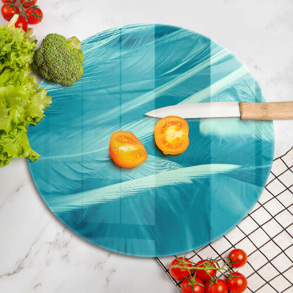 Steklena podloga za rezanje Nežno perje