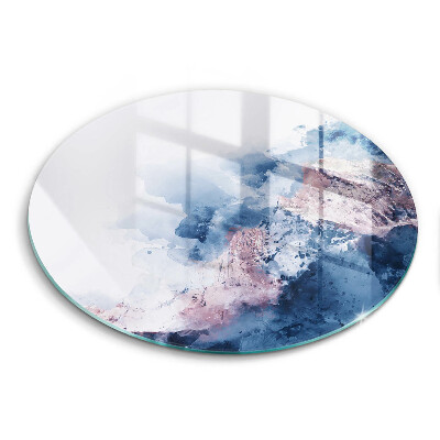 Steklena podloga za rezanje Abstraktno poslikane gore