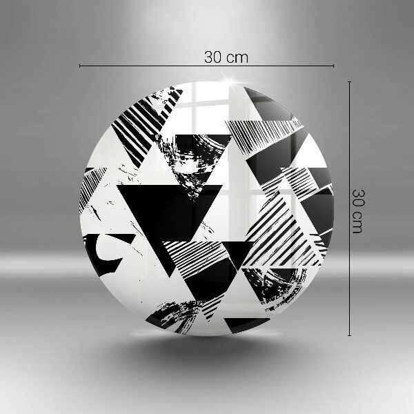 Steklena podloga za rezanje Geometrijski trikotniki