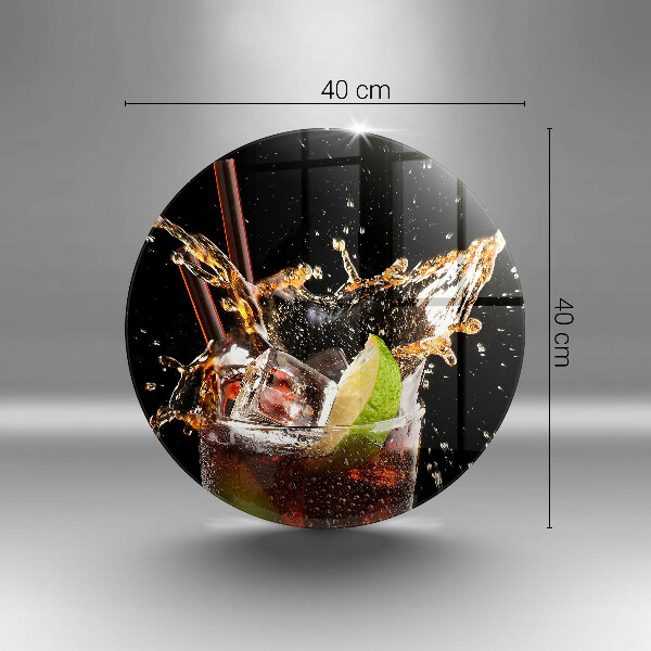 Steklena podloga za rezanje Pijte z ledom