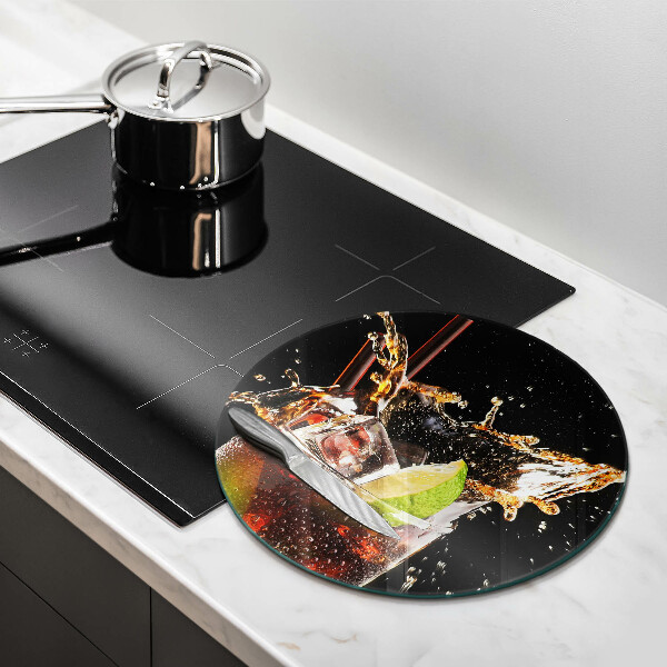 Steklena podloga za rezanje Pijte z ledom