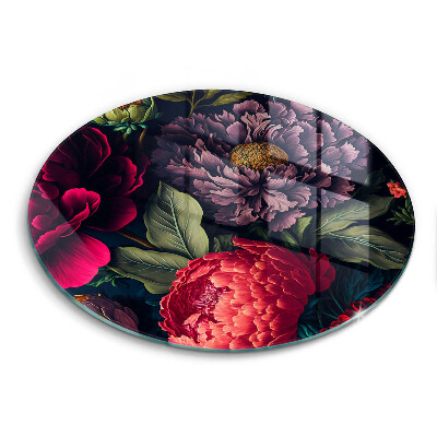 Steklena podloga za rezanje Lepe rože