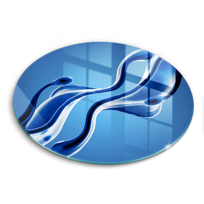 Steklena podloga za rezanje Abstrakcija tekočine