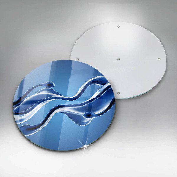 Steklena podloga za rezanje Abstrakcija tekočine