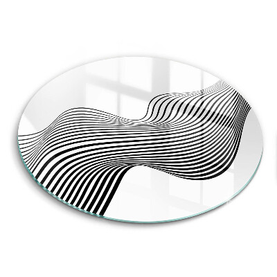 Steklena podloga za rezanje Linearna abstrakcija