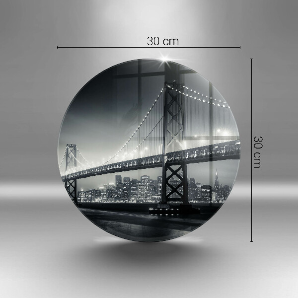 Steklena podloga za rezanje Most Benjamina Franklina