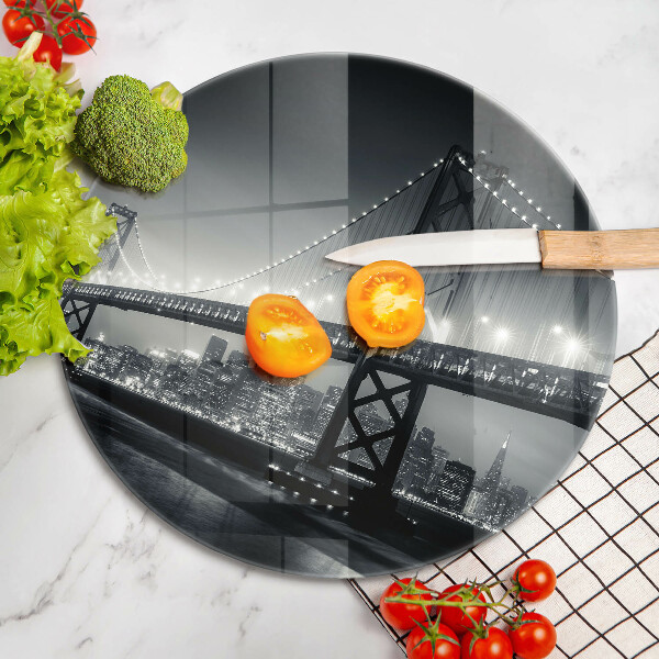 Steklena podloga za rezanje Most Benjamina Franklina