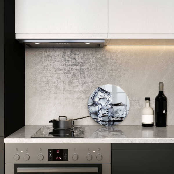 Steklena podloga za rezanje Ledene kocke