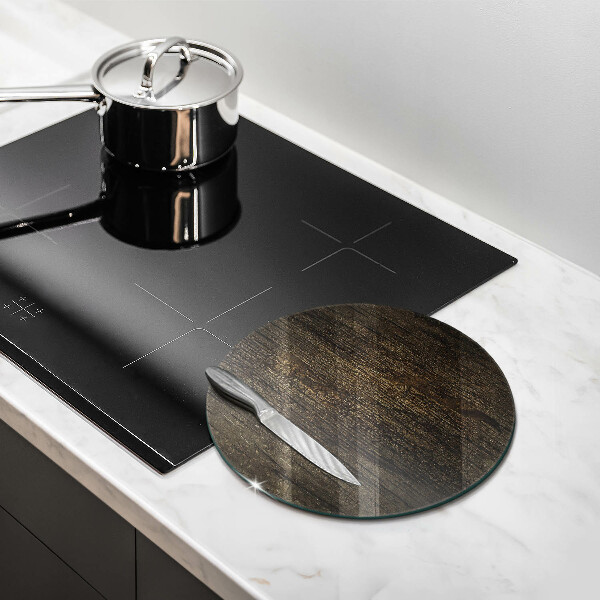 Steklena podloga za rezanje Tekstura lesnega lubja