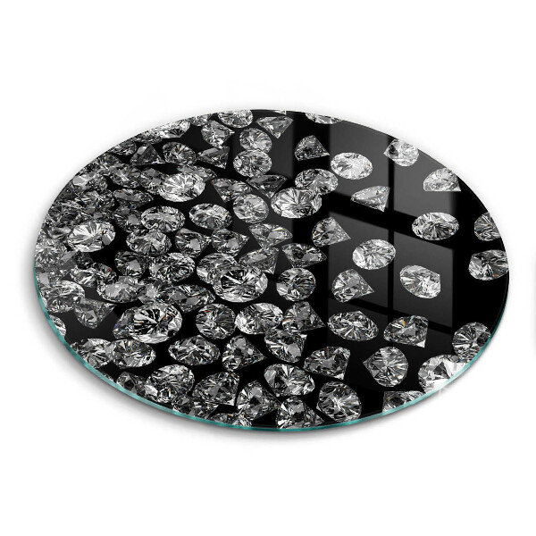 Steklena podloga za rezanje Diamanti diamanti