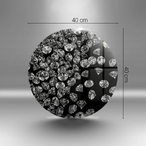 Steklena podloga za rezanje Diamanti diamanti