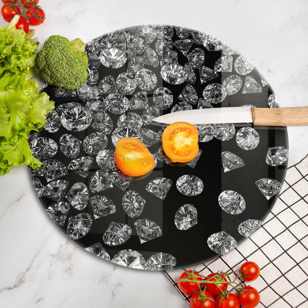 Steklena podloga za rezanje Diamanti diamanti