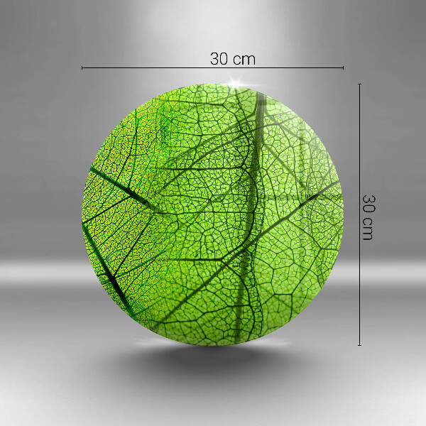 Steklena podloga za rezanje Naravne listne žile