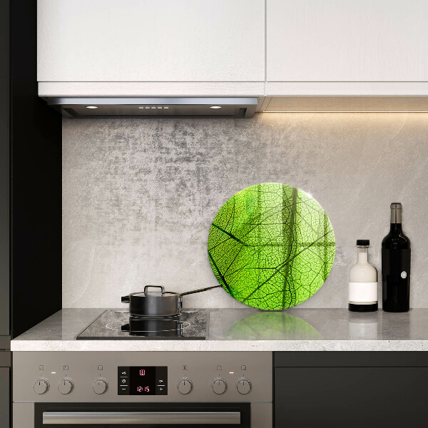 Steklena podloga za rezanje Naravne listne žile