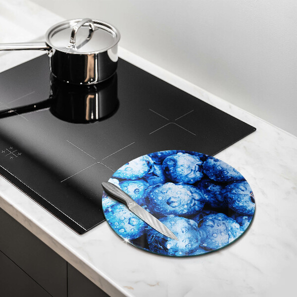 Steklena podloga za rezanje Sočne borovnice