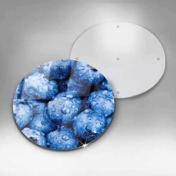 Steklena podloga za rezanje Sočne borovnice