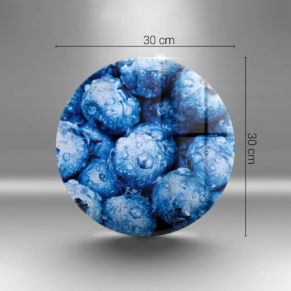 Steklena podloga za rezanje Sočne borovnice