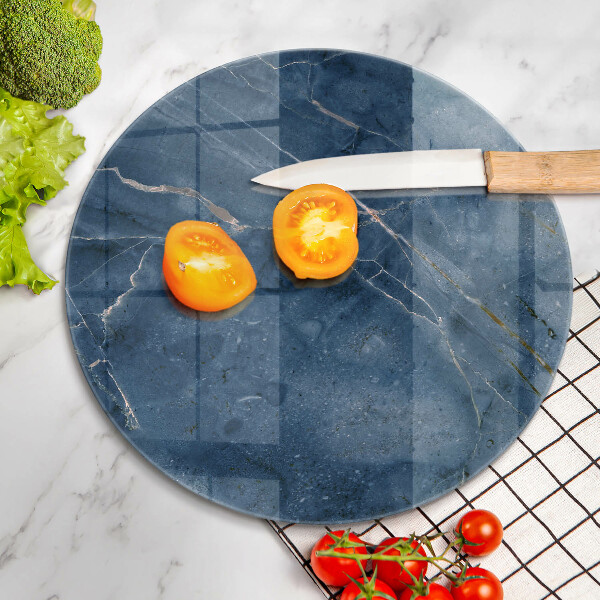 Steklena podloga za rezanje Tekstura marmornega kamna