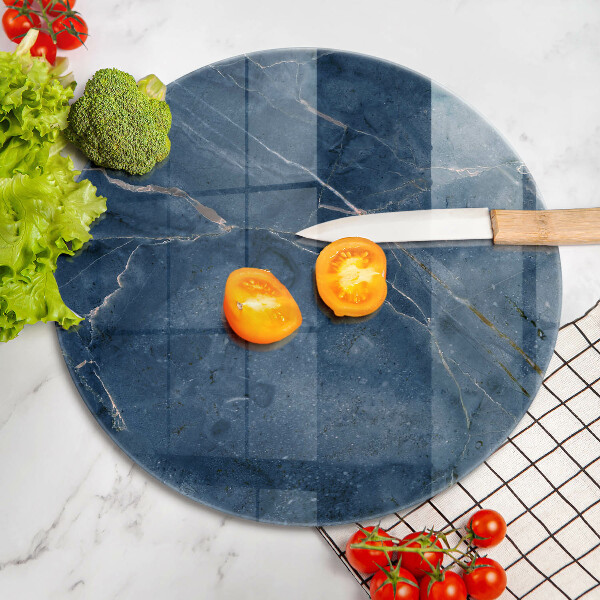 Steklena podloga za rezanje Tekstura marmornega kamna