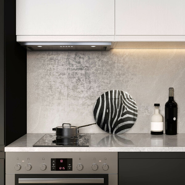 Steklena podloga za rezanje Zebraste črte