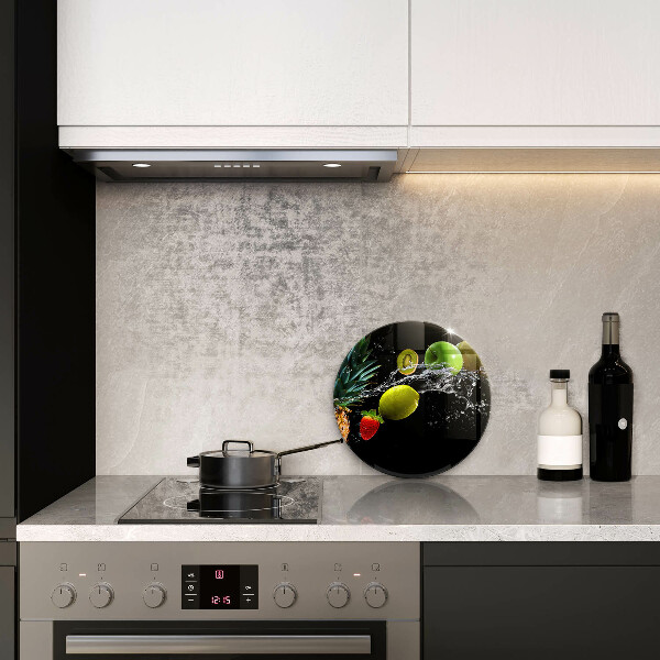 Steklena podloga za rezanje Sadje v vodi