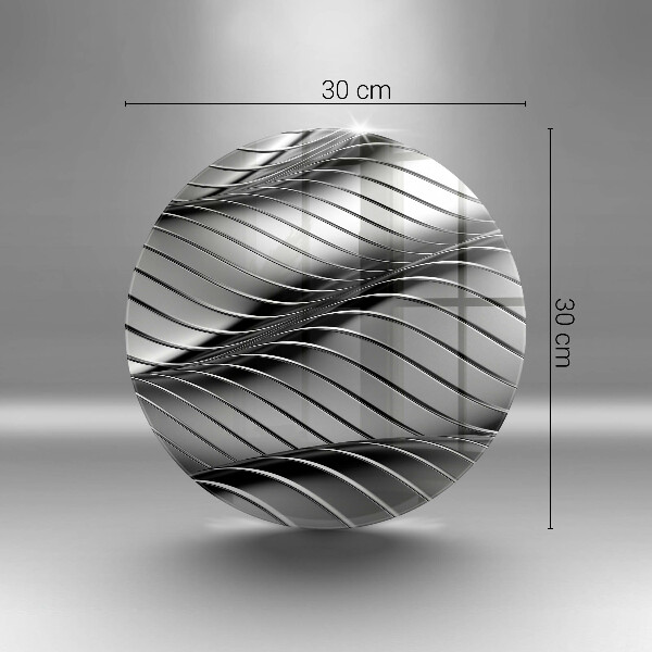 Steklena podloga za rezanje 3D kovinska struktura