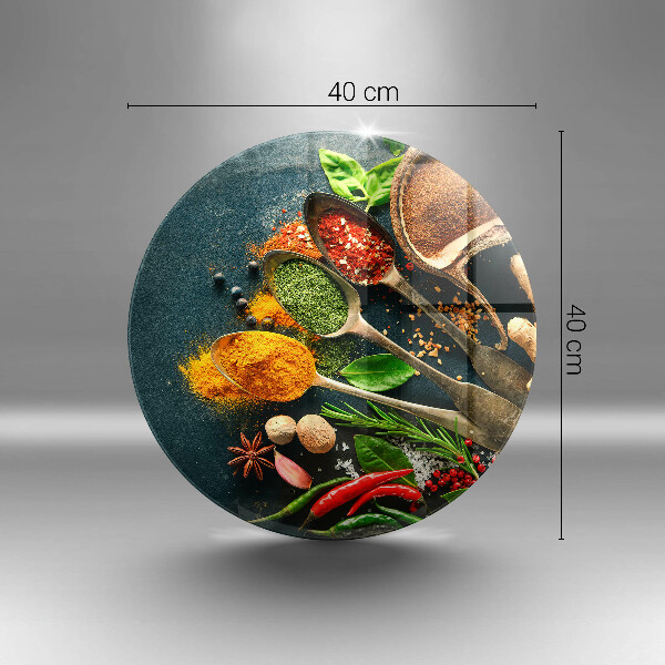 Steklena podloga za rezanje Kuhinjske začimbne žlice