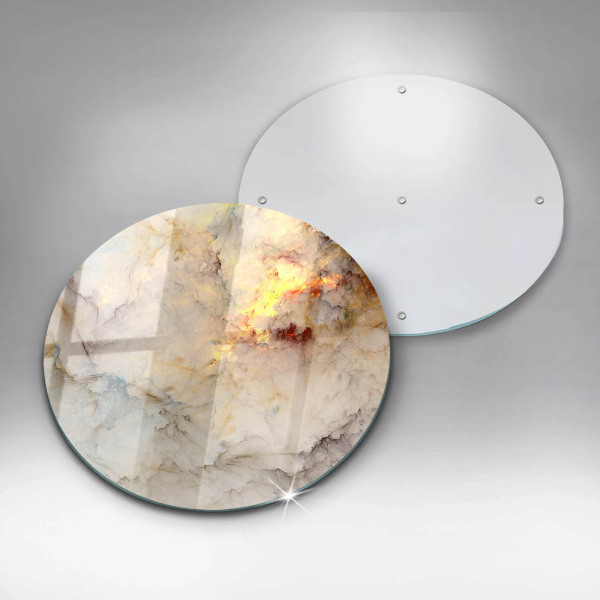 Steklena podloga za rezanje Tekstura marmorja z zlatom