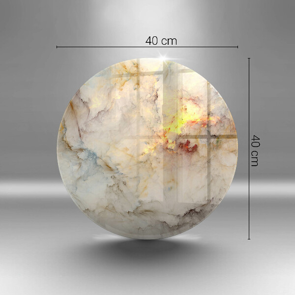 Steklena podloga za rezanje Tekstura marmorja z zlatom