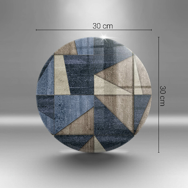 Steklena podloga za rezanje Geometrijska abstrakcija
