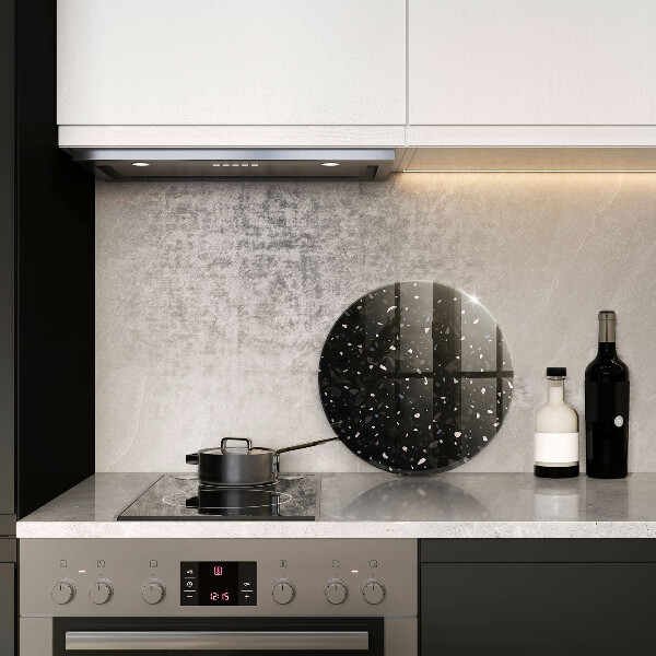 Steklena podloga za rezanje Temna kamenina