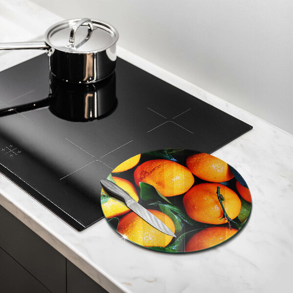 Steklena podloga za rezanje Oranžno sadje