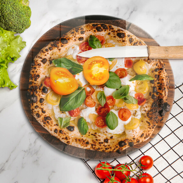 Steklena podloga za rezanje Italijanska pica