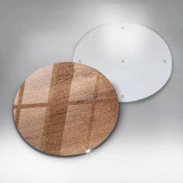 Steklena podloga za rezanje Tekstura lesa