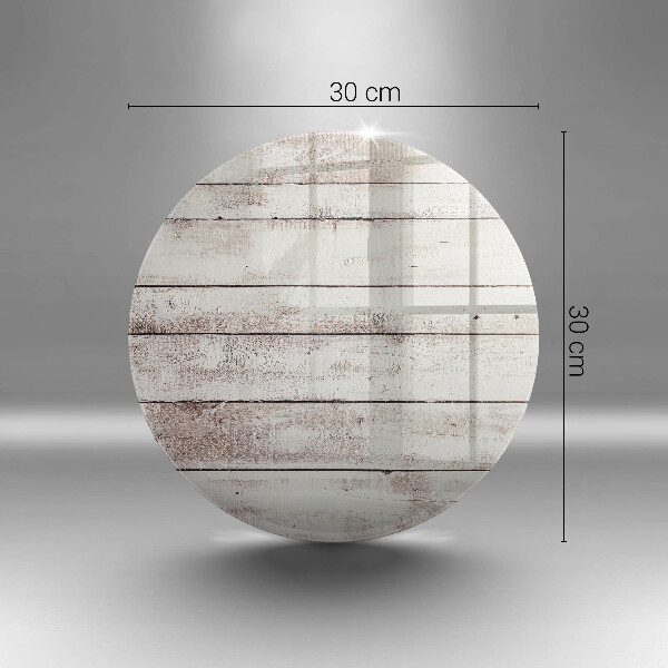 Steklena podloga za rezanje Stare lesene plošče