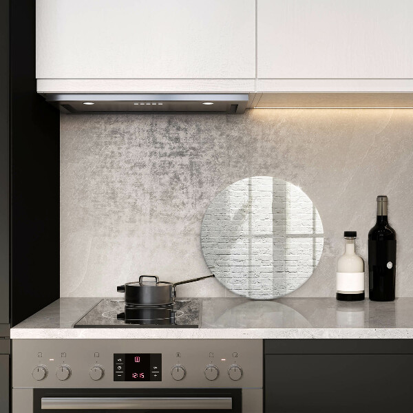 Steklena podloga za rezanje Stena iz opečne stene