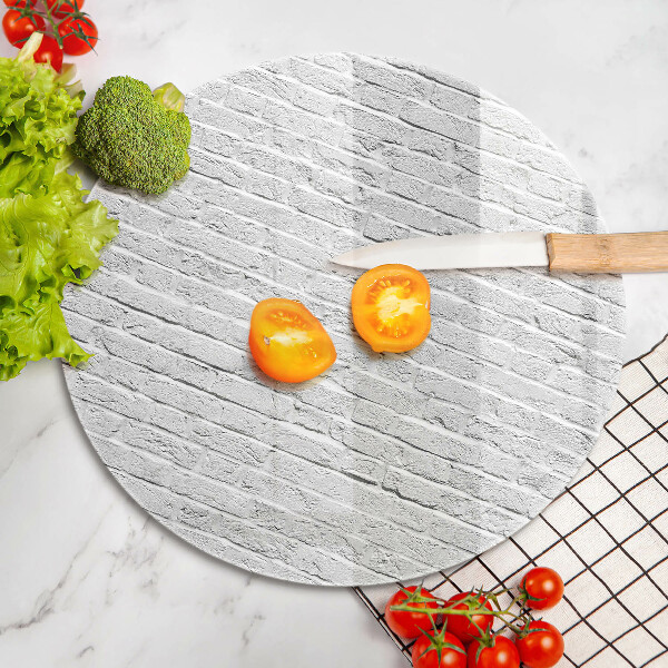 Steklena podloga za rezanje Stena iz opečne stene