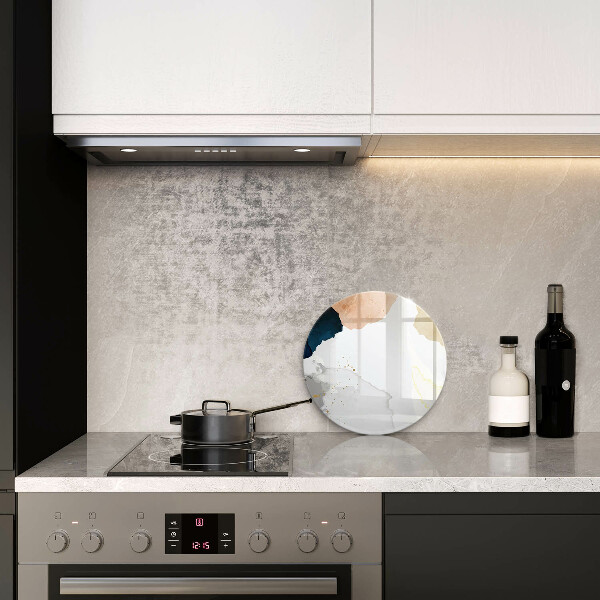 Steklena podloga za rezanje Abstraktni madeži